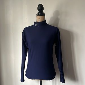 under armour fitted mock top